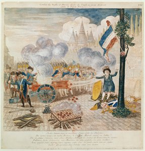 Lucha de los nísperos y castañas indias de French School
